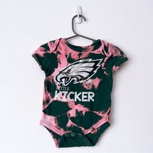 Philadelphia Eagles Bleach Dyed Onesie